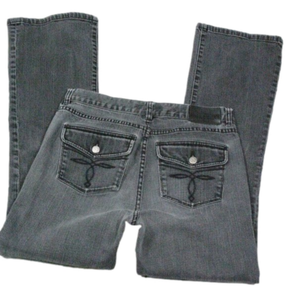 Lauren Ralph Lauren Denim - Lauren Ralph Lauren Black Fade Classic Bootcut Mid Rise Jeans Size 6